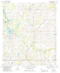 Casemore Alabama Historical topographic map, 1:24000 scale, 7.5 X 7.5 Minute, Year 1980