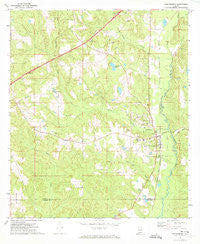 Castleberry Alabama Historical topographic map, 1:24000 scale, 7.5 X 7.5 Minute, Year 1971