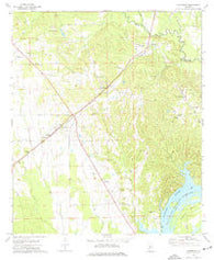 Catherine Alabama Historical topographic map, 1:24000 scale, 7.5 X 7.5 Minute, Year 1974
