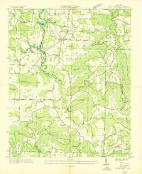 Center Grove Alabama Historical topographic map, 1:24000 scale, 7.5 X 7.5 Minute, Year 1936
