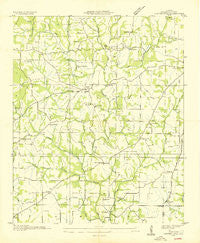Center Hill Alabama Historical topographic map, 1:24000 scale, 7.5 X 7.5 Minute, Year 1936