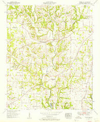 Center Hill Alabama Historical topographic map, 1:24000 scale, 7.5 X 7.5 Minute, Year 1952