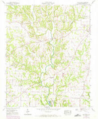 Center Hill Alabama Historical topographic map, 1:24000 scale, 7.5 X 7.5 Minute, Year 1952