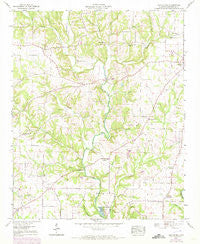 Center Hill Alabama Historical topographic map, 1:24000 scale, 7.5 X 7.5 Minute, Year 1952