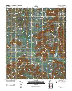 Center Grove Alabama Historical topographic map, 1:24000 scale, 7.5 X 7.5 Minute, Year 2011