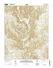 Center Hill Alabama Current topographic map, 1:24000 scale, 7.5 X 7.5 Minute, Year 2014