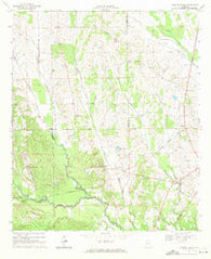 Central Mills Alabama Historical topographic map, 1:24000 scale, 7.5 X 7.5 Minute, Year 1968