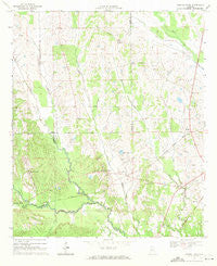 Central Mills Alabama Historical topographic map, 1:24000 scale, 7.5 X 7.5 Minute, Year 1968