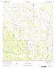 Central Mills Alabama Historical topographic map, 1:24000 scale, 7.5 X 7.5 Minute, Year 1968