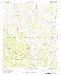 Central Mills Alabama Historical topographic map, 1:24000 scale, 7.5 X 7.5 Minute, Year 1968