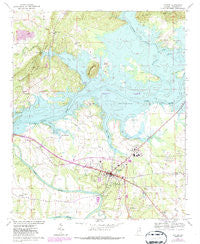 Centre Alabama Historical topographic map, 1:24000 scale, 7.5 X 7.5 Minute, Year 1967