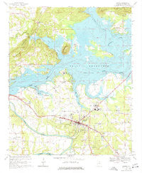 Centre Alabama Historical topographic map, 1:24000 scale, 7.5 X 7.5 Minute, Year 1967