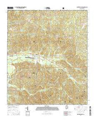 Centreville East Alabama Current topographic map, 1:24000 scale, 7.5 X 7.5 Minute, Year 2014