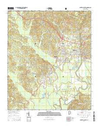 Centreville West Alabama Current topographic map, 1:24000 scale, 7.5 X 7.5 Minute, Year 2014