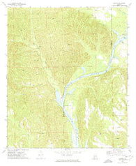 Chance Alabama Historical topographic map, 1:24000 scale, 7.5 X 7.5 Minute, Year 1972
