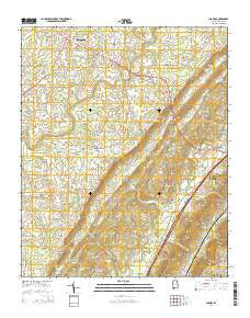 Chavies Alabama Current topographic map, 1:24000 scale, 7.5 X 7.5 Minute, Year 2014