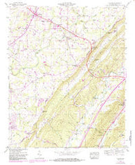 Chavies Alabama Historical topographic map, 1:24000 scale, 7.5 X 7.5 Minute, Year 1946