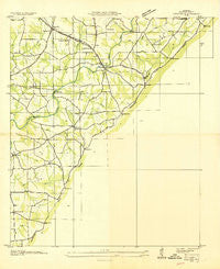 Chavies Alabama Historical topographic map, 1:24000 scale, 7.5 X 7.5 Minute, Year 1936