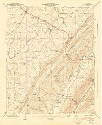 Chavies Alabama Historical topographic map, 1:24000 scale, 7.5 X 7.5 Minute, Year 1947