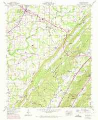 Chavies Alabama Historical topographic map, 1:24000 scale, 7.5 X 7.5 Minute, Year 1946