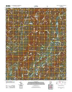 Cheaha Mountain Alabama Historical topographic map, 1:24000 scale, 7.5 X 7.5 Minute, Year 2011