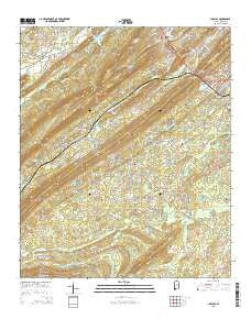 Chelsea Alabama Current topographic map, 1:24000 scale, 7.5 X 7.5 Minute, Year 2014