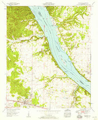 Cherokee Alabama Historical topographic map, 1:24000 scale, 7.5 X 7.5 Minute, Year 1954