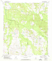 Chesson Alabama Historical topographic map, 1:24000 scale, 7.5 X 7.5 Minute, Year 1971