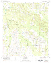 Chesson Alabama Historical topographic map, 1:24000 scale, 7.5 X 7.5 Minute, Year 1971