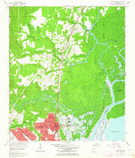 Chickasaw Alabama Historical topographic map, 1:24000 scale, 7.5 X 7.5 Minute, Year 1953