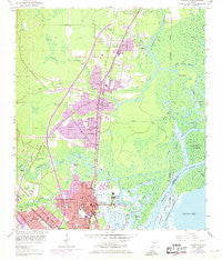 Chickasaw Alabama Historical topographic map, 1:24000 scale, 7.5 X 7.5 Minute, Year 1953
