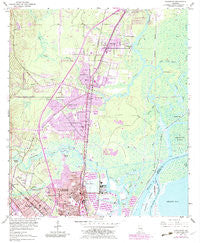 Chickasaw Alabama Historical topographic map, 1:24000 scale, 7.5 X 7.5 Minute, Year 1953