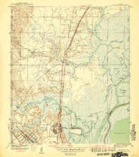 Chickasaw Alabama Historical topographic map, 1:31680 scale, 7.5 X 7.5 Minute, Year 1941