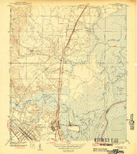 Chickasaw Alabama Historical topographic map, 1:31680 scale, 7.5 X 7.5 Minute, Year 1943