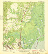 Chickasaw Alabama Historical topographic map, 1:31680 scale, 7.5 X 7.5 Minute, Year 1943