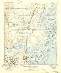 Chickasaw Alabama Historical topographic map, 1:31680 scale, 7.5 X 7.5 Minute, Year 1943