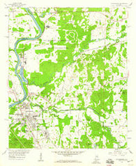 Childersburg Alabama Historical topographic map, 1:24000 scale, 7.5 X 7.5 Minute, Year 1958