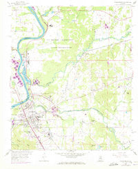 Childersburg Alabama Historical topographic map, 1:24000 scale, 7.5 X 7.5 Minute, Year 1958