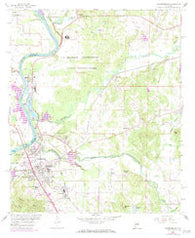 Childersburg Alabama Historical topographic map, 1:24000 scale, 7.5 X 7.5 Minute, Year 1958