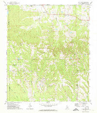 China Grove Alabama Historical topographic map, 1:24000 scale, 7.5 X 7.5 Minute, Year 1971