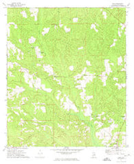 China Alabama Historical topographic map, 1:24000 scale, 7.5 X 7.5 Minute, Year 1971