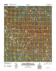 China Grove Alabama Historical topographic map, 1:24000 scale, 7.5 X 7.5 Minute, Year 2011