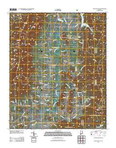 Choccolocco Alabama Historical topographic map, 1:24000 scale, 7.5 X 7.5 Minute, Year 2011