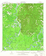 Choctaw Bluff Alabama Historical topographic map, 1:62500 scale, 15 X 15 Minute, Year 1943