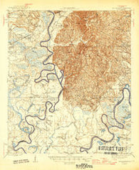 Choctaw Bluff Alabama Historical topographic map, 1:62500 scale, 15 X 15 Minute, Year 1946