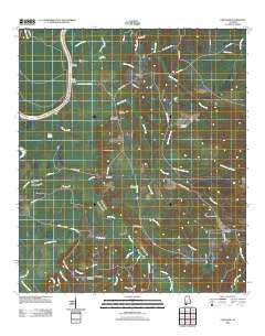 Chrysler Alabama Historical topographic map, 1:24000 scale, 7.5 X 7.5 Minute, Year 2011
