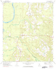 Chrysler Alabama Historical topographic map, 1:24000 scale, 7.5 X 7.5 Minute, Year 1972