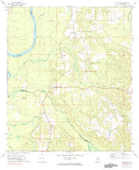 Chrysler Alabama Historical topographic map, 1:24000 scale, 7.5 X 7.5 Minute, Year 1972