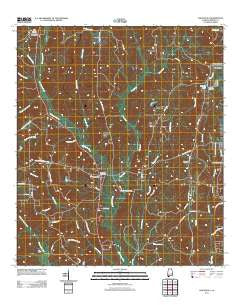 Chunchula Alabama Historical topographic map, 1:24000 scale, 7.5 X 7.5 Minute, Year 2011