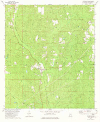 Chunchula Alabama Historical topographic map, 1:24000 scale, 7.5 X 7.5 Minute, Year 1982